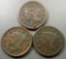 3x Large Cents -FOURTIES