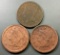 3x Large Cents -FIFTIES