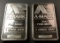 2x PREMIUM A-Mark 1oz .999 Silver Bars