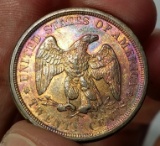 1875-s TWENTY CENT (20c) Piece  -TONED