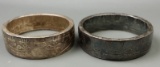 2x .999 Silver Coin Rings