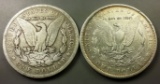 (2x) 1878-p Rev of 79.. Morgan Silver Dollar -BETTER DATE / VARIETY