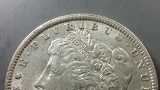 1900-p Morgan Silver Dollar -with COLLAR CLASH ERROR