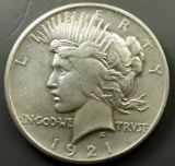 1921 Peace Silver Dollar -KEY DATE