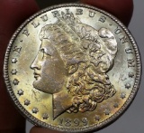 1899-O Morgan Silver Dollar -TONED