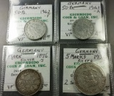 WWII German Silver Coin Lot