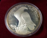 1984 PROOF US Olympic SILVER Dollar Commemorative in OGP