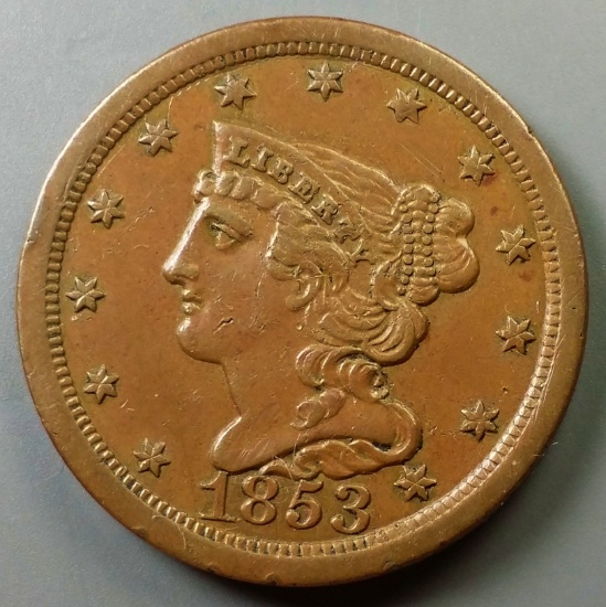 1853 HALF-Cent