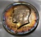 1974-D Kennedy Half Dollar -RAINBOW TONED