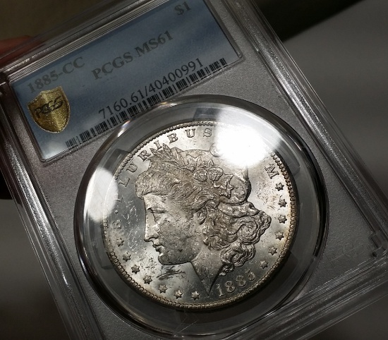 1885-CC Morgan Dollar -KEY DATE