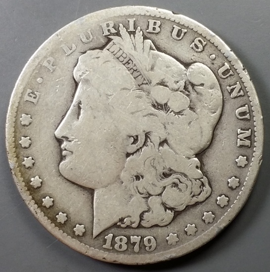 1879-CC Morgan Dollar -KEY DATE