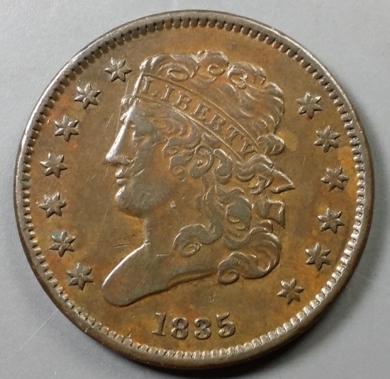 1835 Half Cent