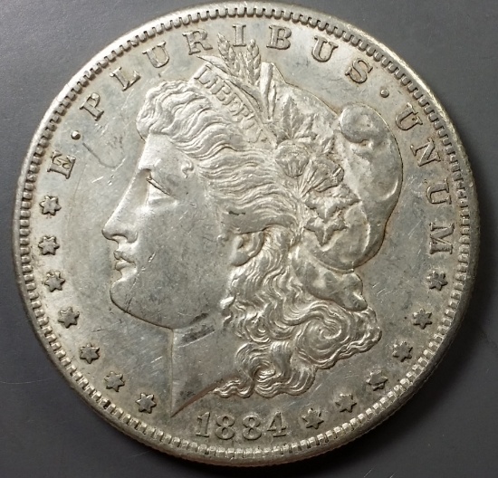 1884-S Morgan Silver Dollar -KEY DATE