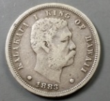 1883 Hawaii Dime