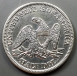 1856 Seated Half Dollar