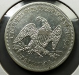 1861 Seated Half Dollar