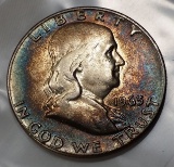 1963-d Franklin Half -TONED