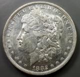 1882-O/S Morgan Silver Dollar -KEY VARIETY