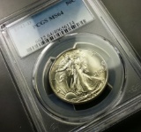 1941-D Walking Liberty Half Dollar -PCGS ms64