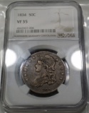 1834 Capped BUST HALF Dollar -NGC vf35