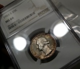 1953-s Washington Quarter -TONED