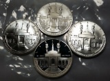 4x 1984 US LA Olympics SILVER Commemoratives