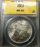 1885-P Morgan Silver Dollar -VAM 26