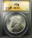 1885-P Morgan Silver Dollar -VAM 33A