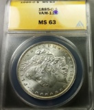 1885-O Morgan Silver Dollar -VAM 11