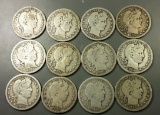 12x Barber Quarters