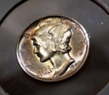 1940-S Mercury Dime -TONED