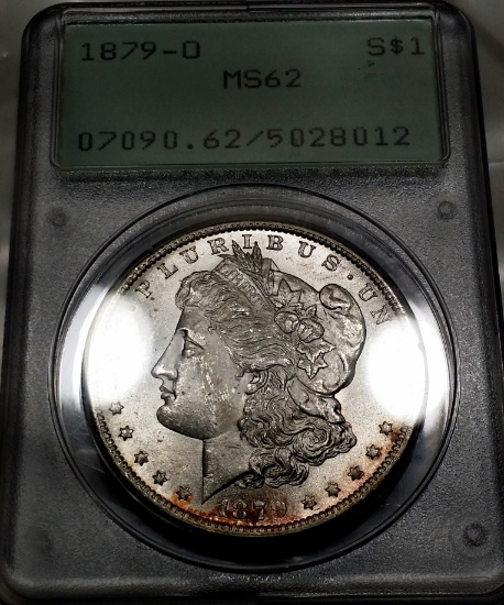 1879-O Morgan Silver Dollar -RATTLER