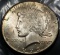 1923-S Peace Silver Dollar -TONED