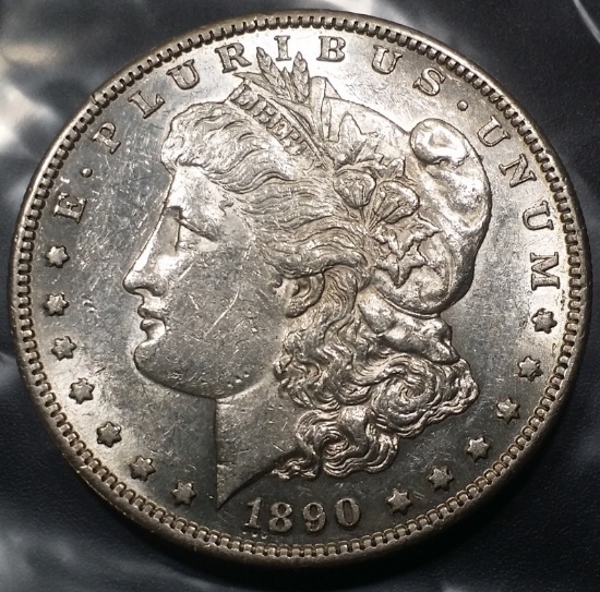 1890-s Morgan Silver Dollar -BETTER DATE