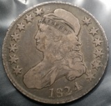 1824 Capped Bust Half-Dollar