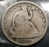1865-s Seated Half Dollar