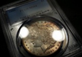 1889-p Morgan Silver Dollar -TONED