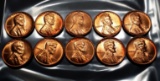 10x 1955-D Lincoln Cents -RD BLAZERS