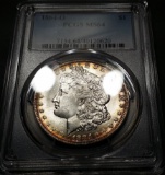 1884-o Morgan Silver Dollar -TONED