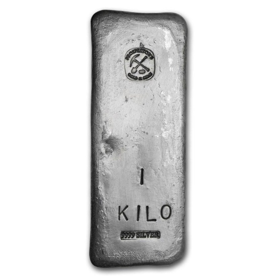 1 kilo Silver Bar - Prospector's Gold & Gems