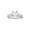 14KT White Gold 1 1/2 ct Solitaire Engagement Ring with G-H color and SI1/SI2 clarity diamonds.