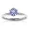 CERTIFIED 14K 1.60 CTW TANZANITE SOLITAIRE RING