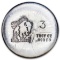 3 oz Silver Round - Bison Bullion