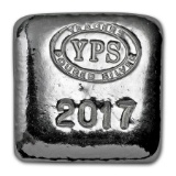 1 oz Silver Square - Yeager Poured Silver (2017 Edition)