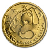 1985 China 1/20 oz Gold Panda BU (Sealed)