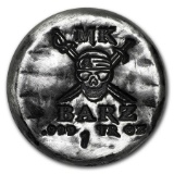 1 oz Silver Round - MK Barz & Bullion (Pirate Skull & Swords)