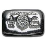 1 oz Silver Bar - Atlantis Mint (Lion)