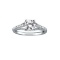 CERTIFIED 18KT WHITE GOLD 1.45 CT G-H/VS-SI1 DIAMOND BRIDAL SET