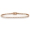 Eternity Diamond Tennis Bracelet 14k Rose Gold (3.00ct)