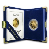 1991-P 1/2 oz Proof Gold American Eagle (w/Box & COA)